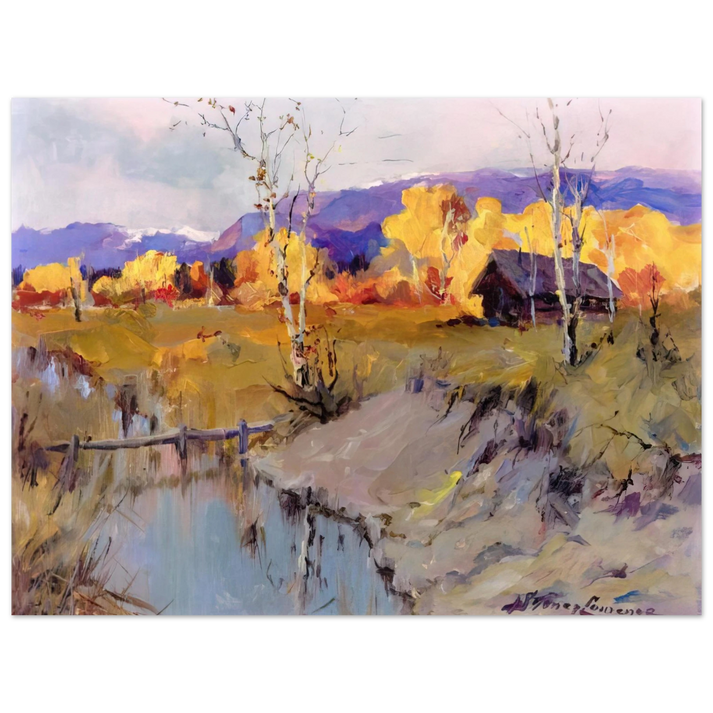 Sydney Laurence - Autumn Morning - Romanticism 75x100 cm / 30x40inches Fine Art Poster