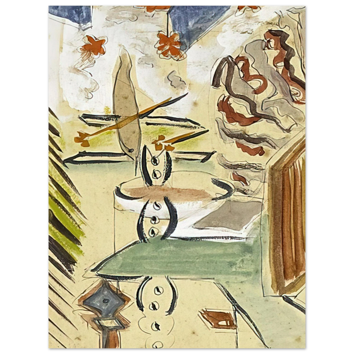 Betty Parsons - Untitled Abstraction - Abstract Expressionism 75x100 cm / 30x40inches Fine Art Poster