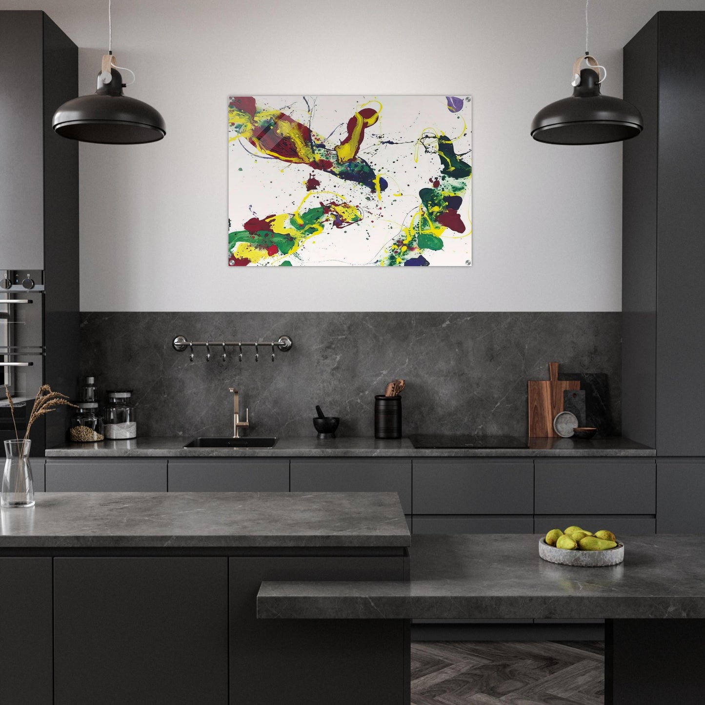 Hail Hailey - Sam Francis Acrylic Print - 70x100 cm / 28x40″ inches