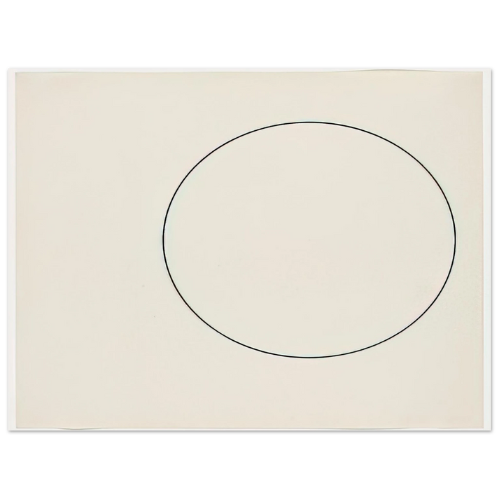 Ellsworth Kelly - Circle Line 75x100 cm / 30x40inches Fine Art Poster