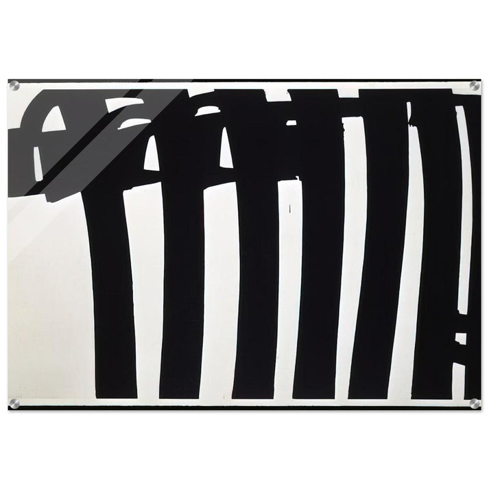 Peinture 202 x 327 cm, 17 janvier 1970 - 1970 - Pierre Soulages Acrylic Print - 70x100 cm / 28x40″ inches