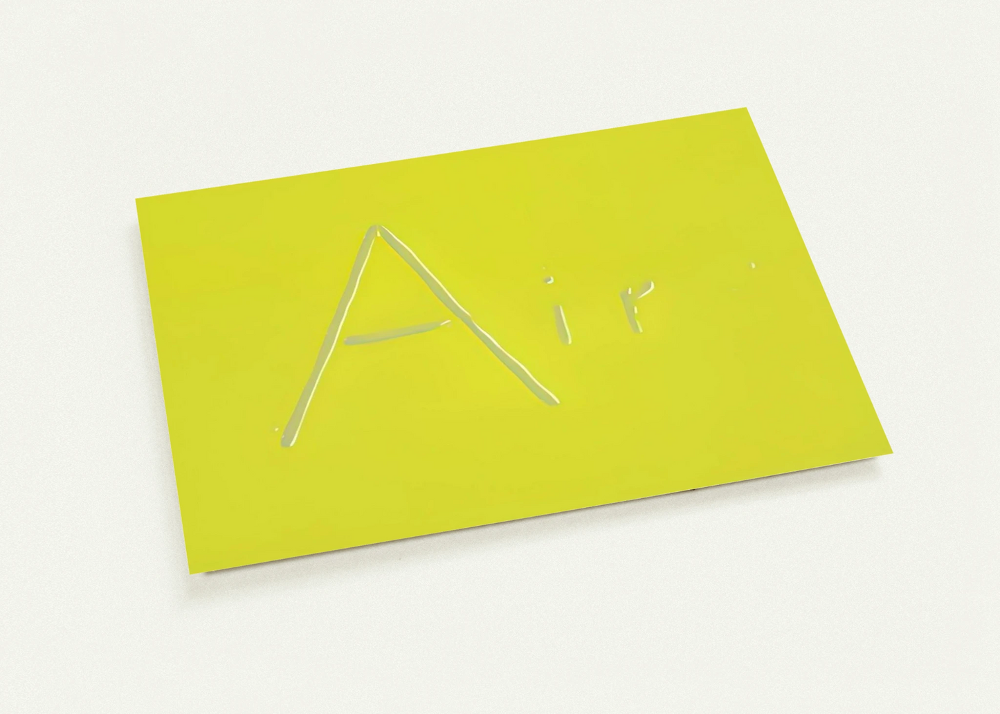 AIR 1969 By Edward Ruscha Pack of 10 Post Cards | Edward Ruscha Post Cards | A6 (10.5 x 14.8 cm) - 4.1 x 5.8 inches