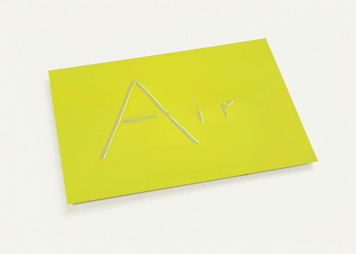 AIR 1969 By Edward Ruscha Pack of 10 Post Cards | Edward Ruscha Post Cards | A6 (10.5 x 14.8 cm) - 4.1 x 5.8 inches