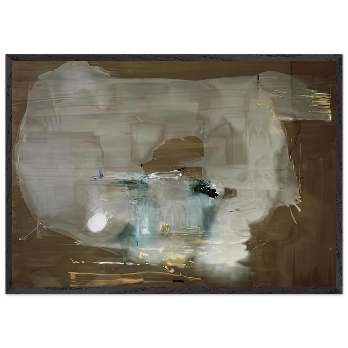 M 1977- - Helen Frankenthaler 70x100 cm / 28x40 inches Framed Art Print – Black Wooden Frame