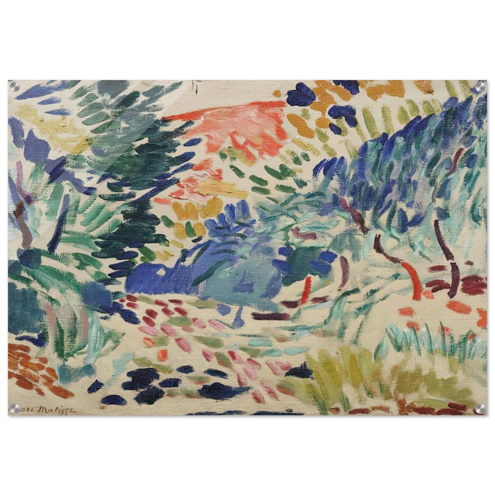 LANDSCAPE AT COLLIOURE 1905 - Henri Matisse Acrylic Print - 70x100 cm / 28x40″ inches | Henri Matisse Wall Art | Henri Matisse Prints