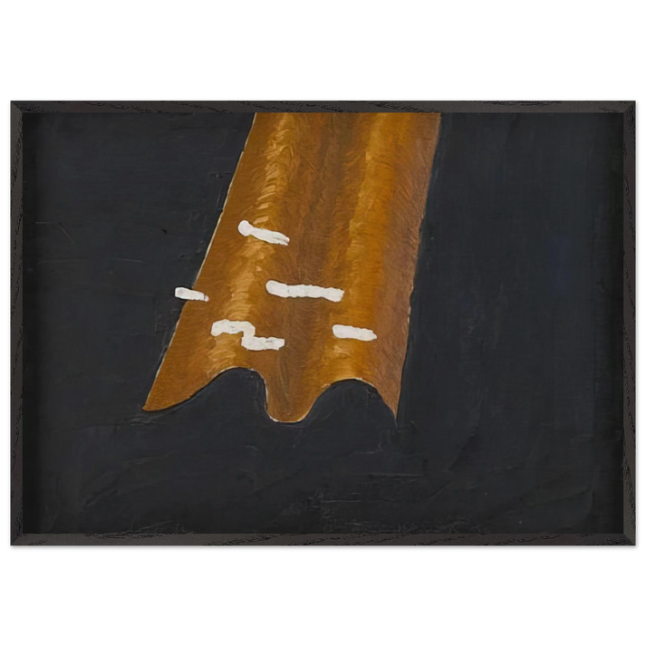 Untitled No 5 - 1951 - Forrest Bess 70x100 cm / 28x40 inches Framed Art Print – Black Wooden Frame