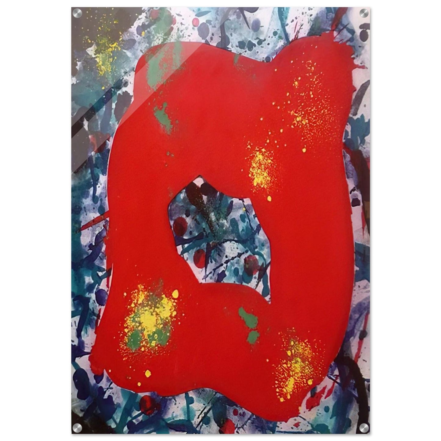 Untitled SFE 071 - Sam Francis Acrylic Print - 70x100 cm / 28x40″ inches