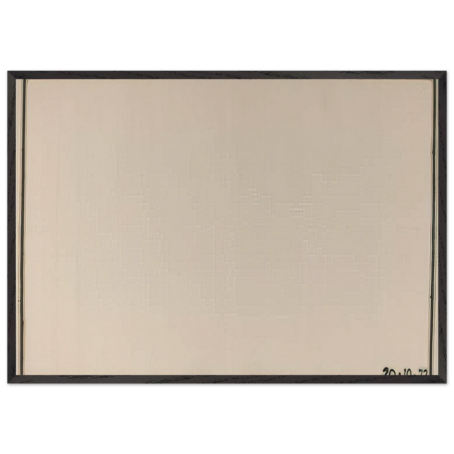 Mr Paranoia VII 201072 No 106 - 1972 - Bob Law Framed Art Print – Black Wooden Frame - Default Title - -Framed Art Print