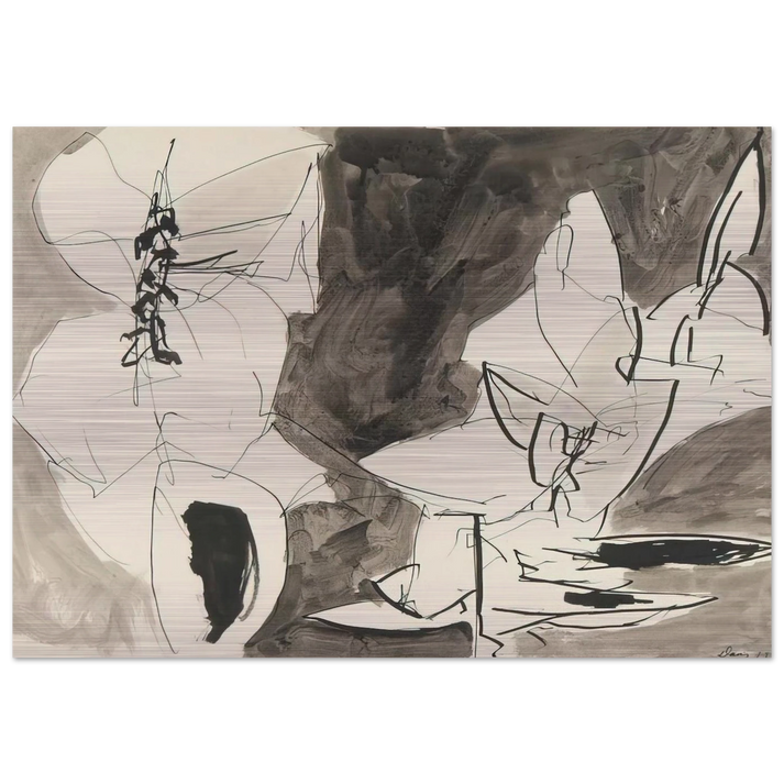 Leap Frog - 1952 - Gene Davis Brushed Aluminum Print - 70x100 cm / 28x40 inches | Gene Davis Aluminum Print | Gene Davis Prints