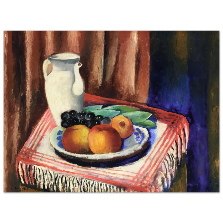 Moise Kisling - STILL LIFE WITH LEMONS 1917 75x100 cm / 30x40inches Fine Art Poster