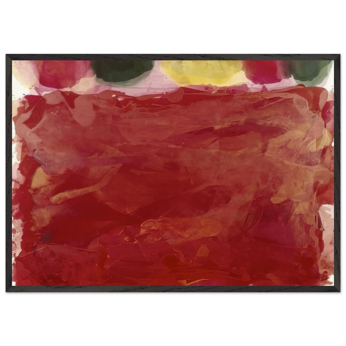 Parade - 1974 - Albert Irvin Framed Art Print – Black Wooden Frame - Default Title - -Framed Art Print