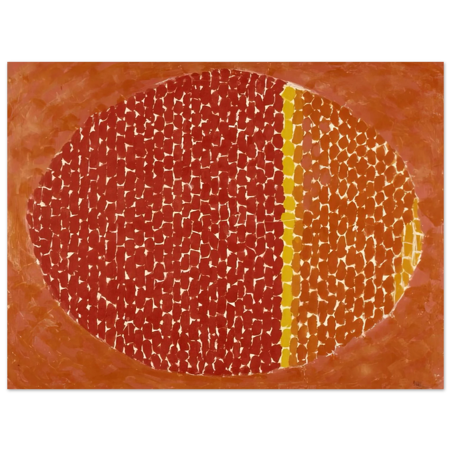 Alma Woodsey Thomas - SNOOPY SEES EARTH WRAPPED IN SUNSET 1970 Fine Art Poster - Default Title