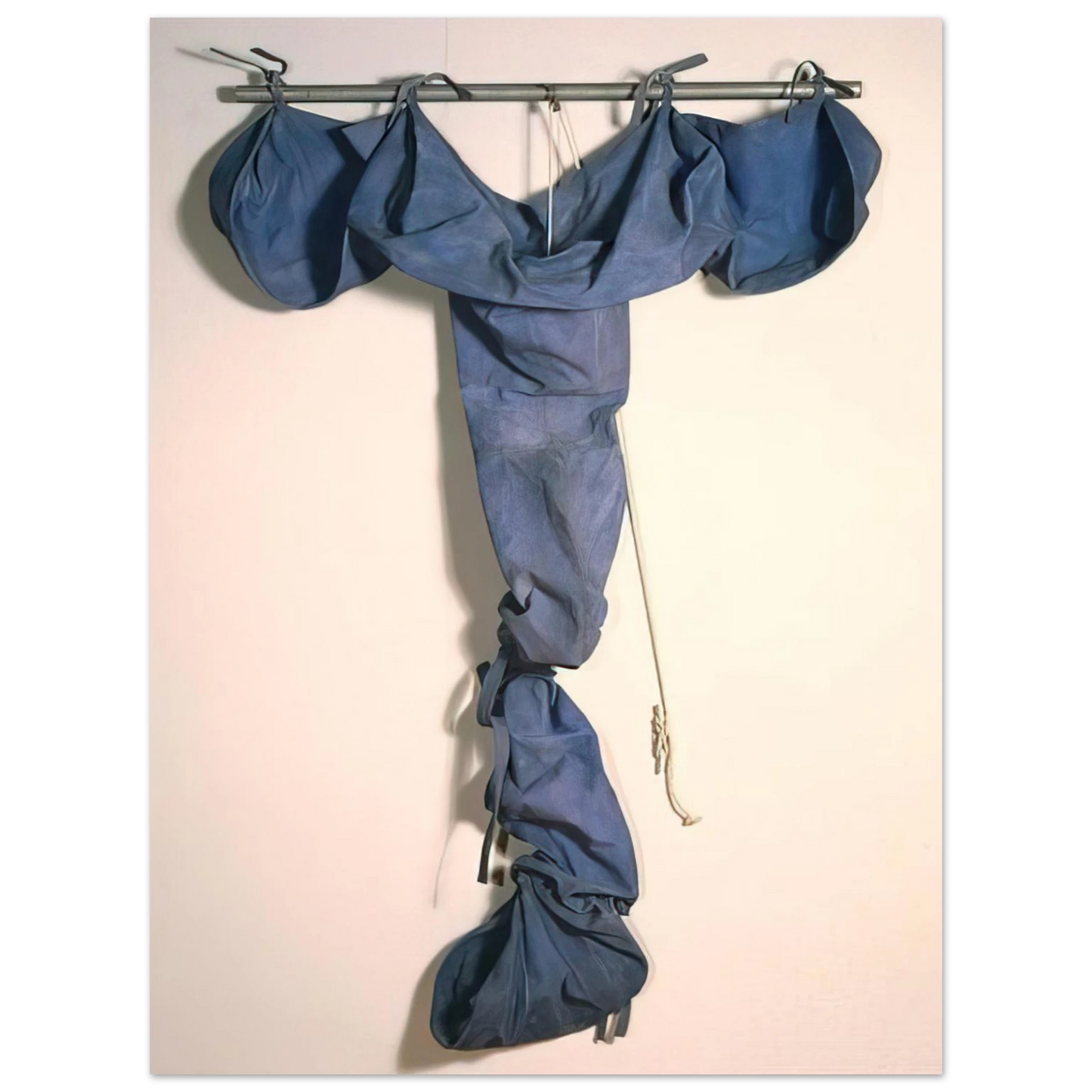 Claes Oldenburg - SOFT DRAINPIPE BLUE COOL VERSION 1967 Fine Art Poster - Default Title