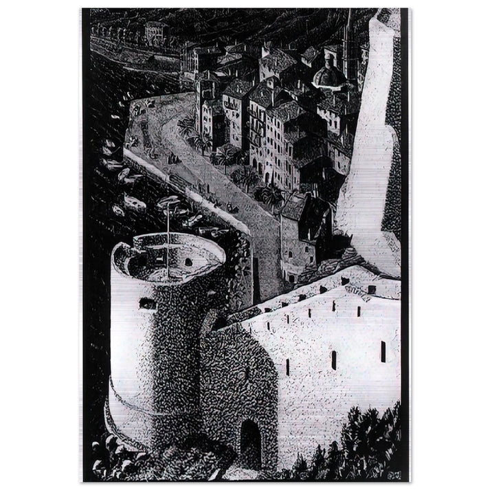 ESCHER (23) - MC Escher Brushed Aluminum Print - 70x100 cm / 28x40 inches | MC Escher Aluminum Print | MC Escher Prints