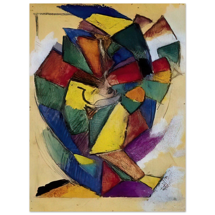 Morgan Russell - Synchromy - Synchromism 75x100 cm / 30x40inches Fine Art Poster