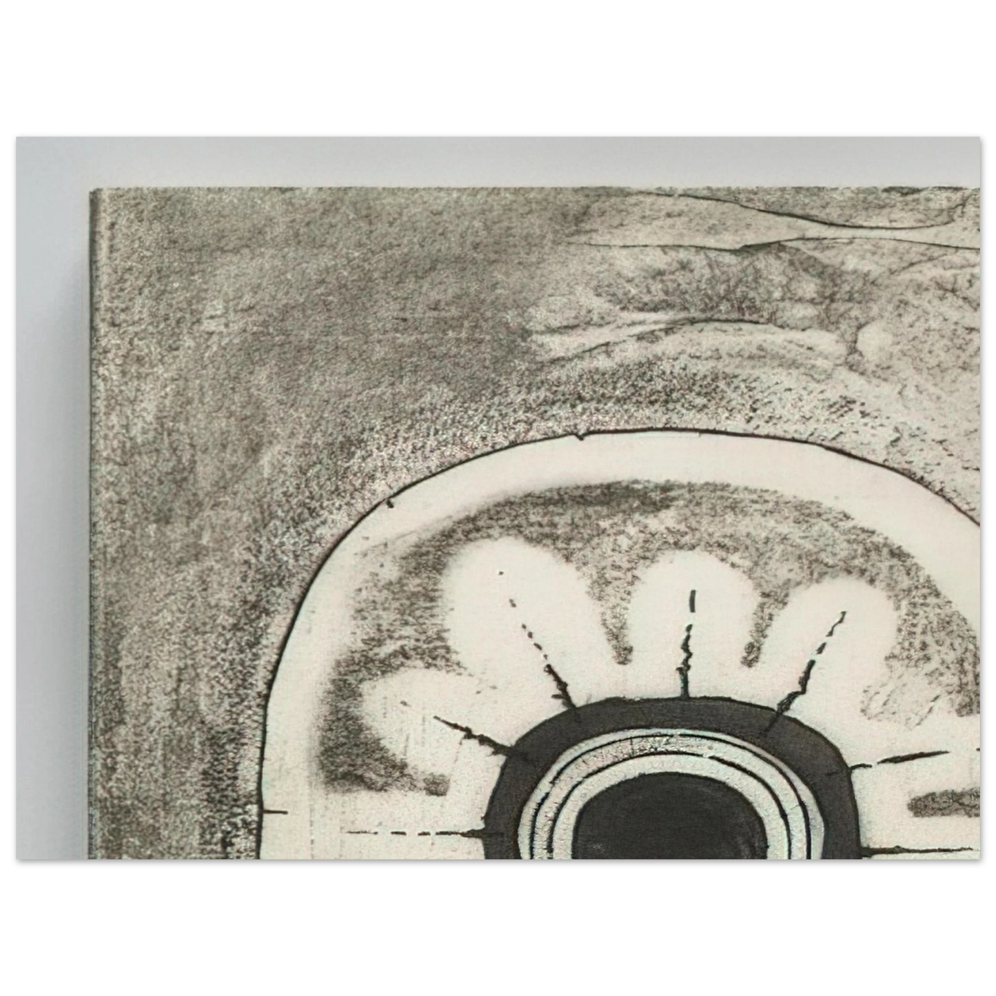 Lee Bontecou - FIFTH STONE SIXTH STONE 1968 Fine Art Poster - Default Title