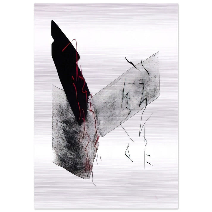 Katachi - Abstract Expressionism - Toko Shinoda Brushed Aluminum Print - 70x100 cm / 28x40 inches | Toko Shinoda Aluminum Print | Toko Shinoda Prints