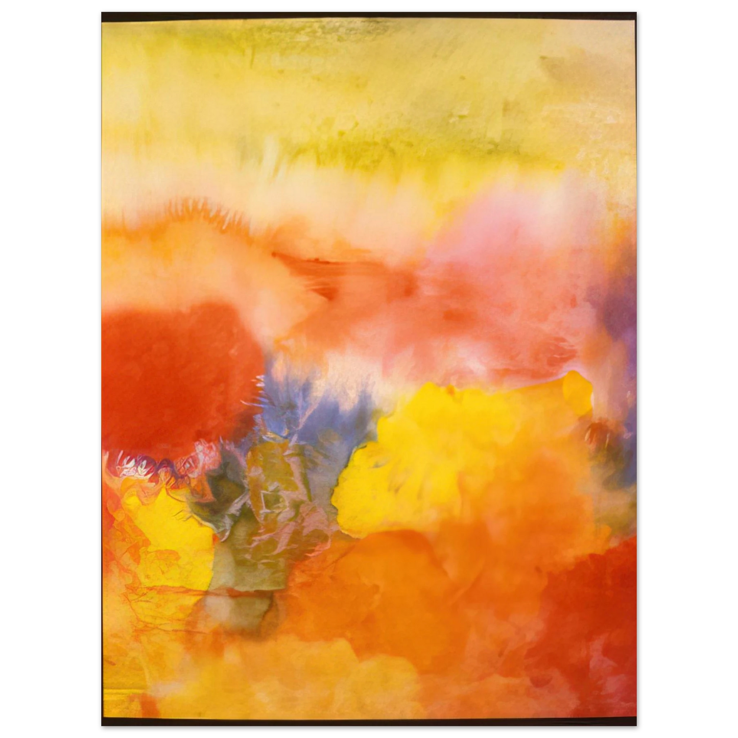 Ronnie Landfield - Abundance In The Garden - 1992 Fine Art Poster - Default Title