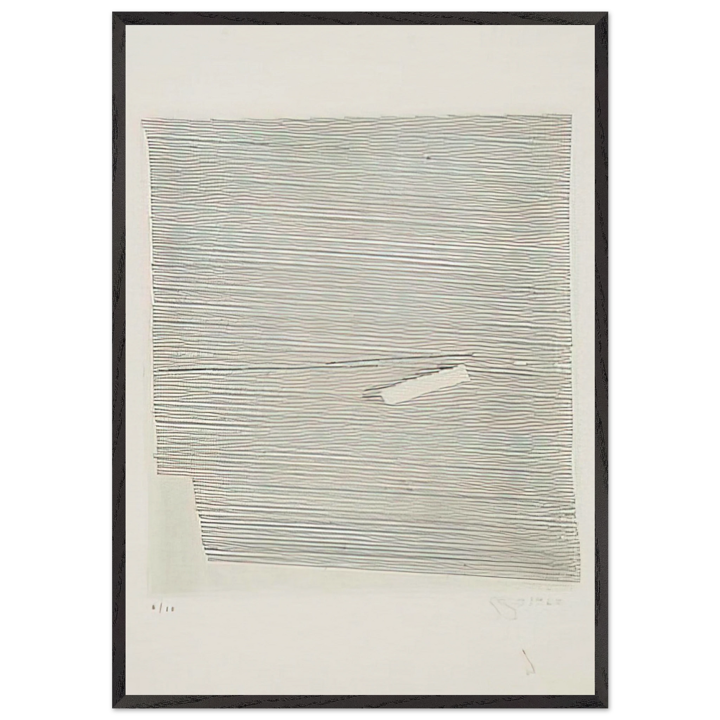 Balance - 1960 - Gego 70x100 cm / 28x40 inches Framed Art Print – Black Wooden Frame