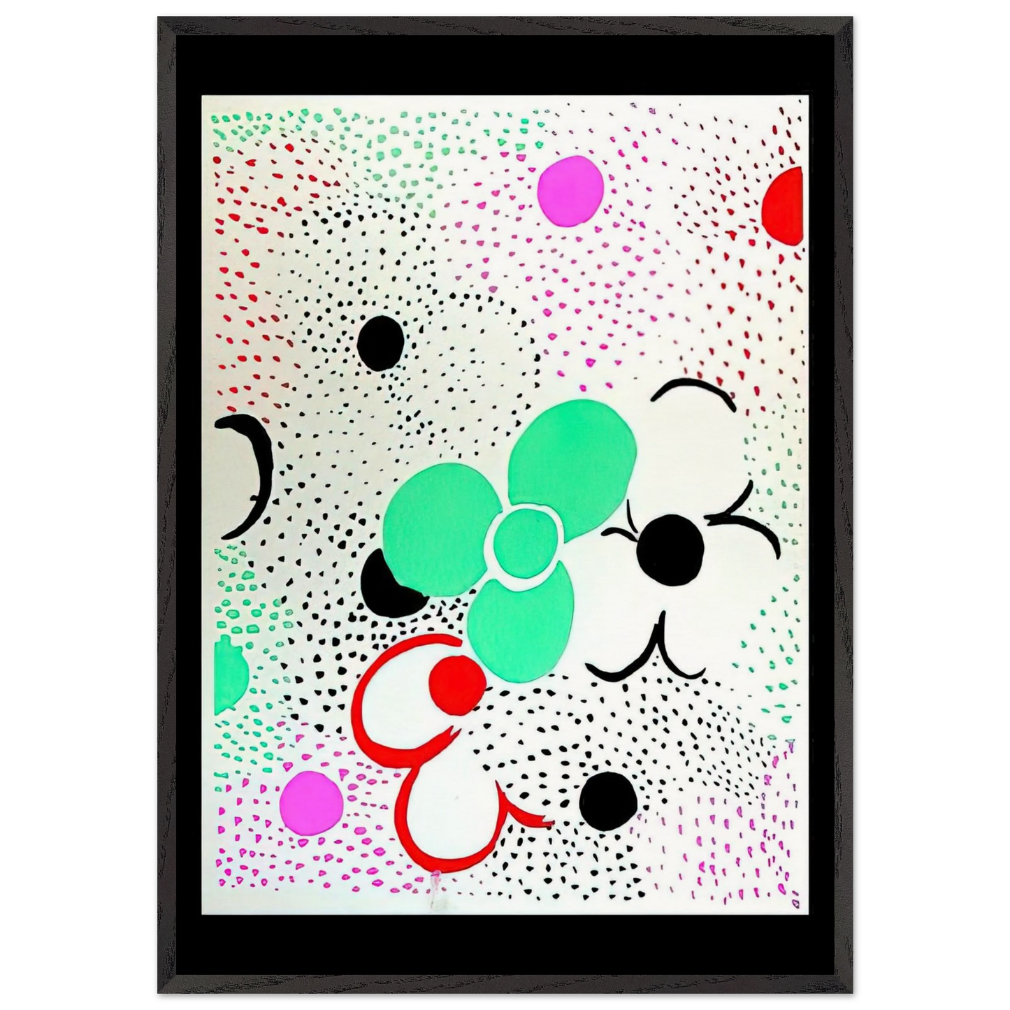 Composition N8 - Sonia Delaunay Framed Art Print – Black Wooden Frame - Default Title - -Framed Art Print