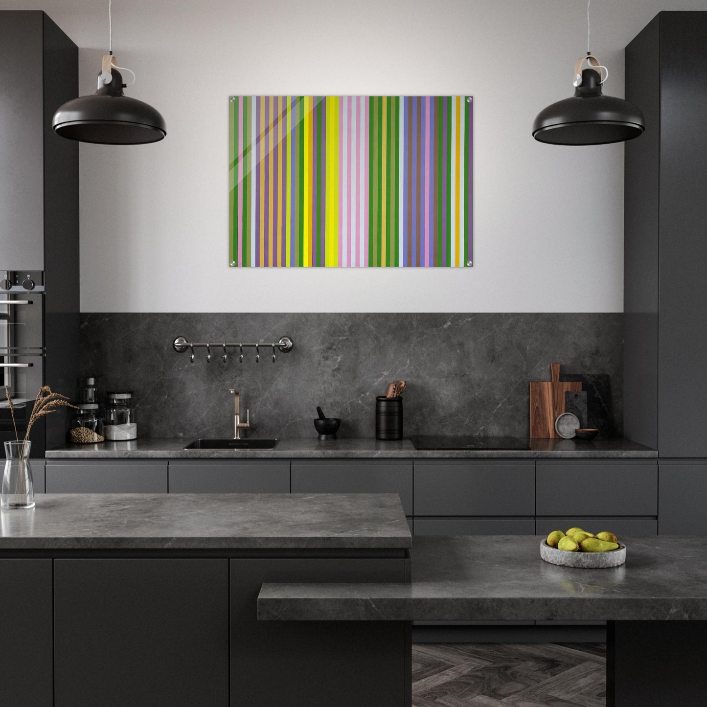 Zebra - 1969 - Gene Davis Acrylic Print - 70x100 cm / 28x40″ inches