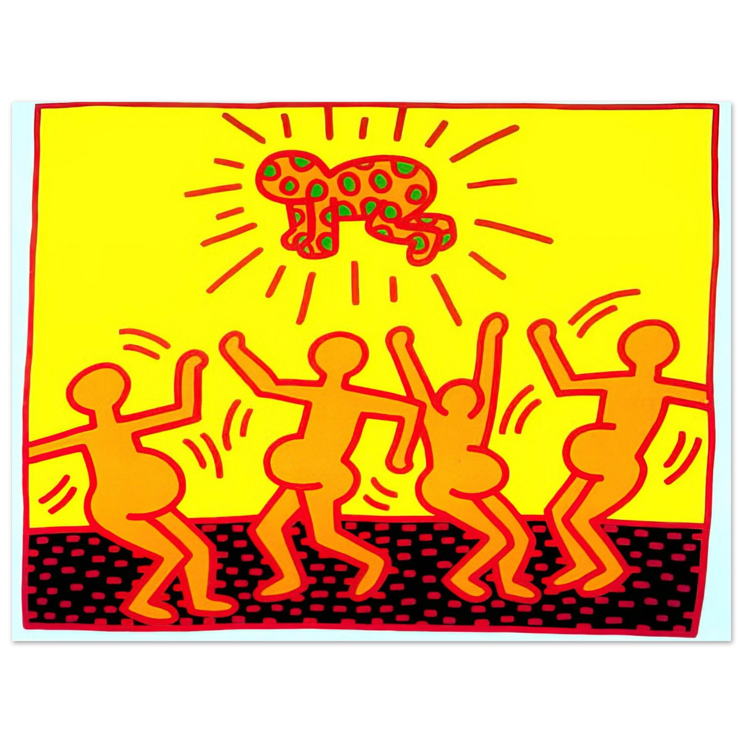 Keith Haring - UNTITLED 1983 1 Fine Art Poster - Default Title