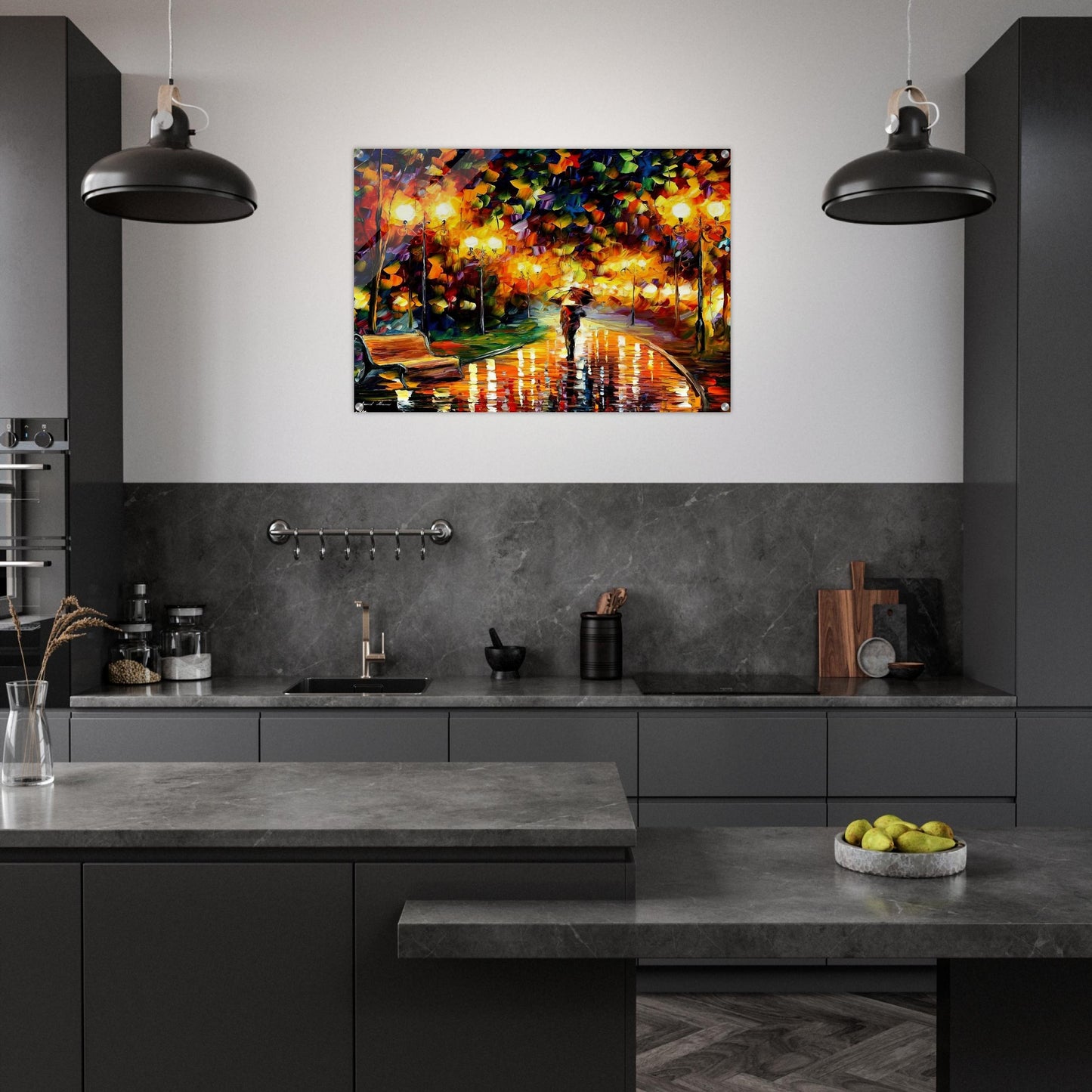 Leonid Afremov - Leonid Afremov Acrylic Print - 70x100 cm / 28x40″ inches