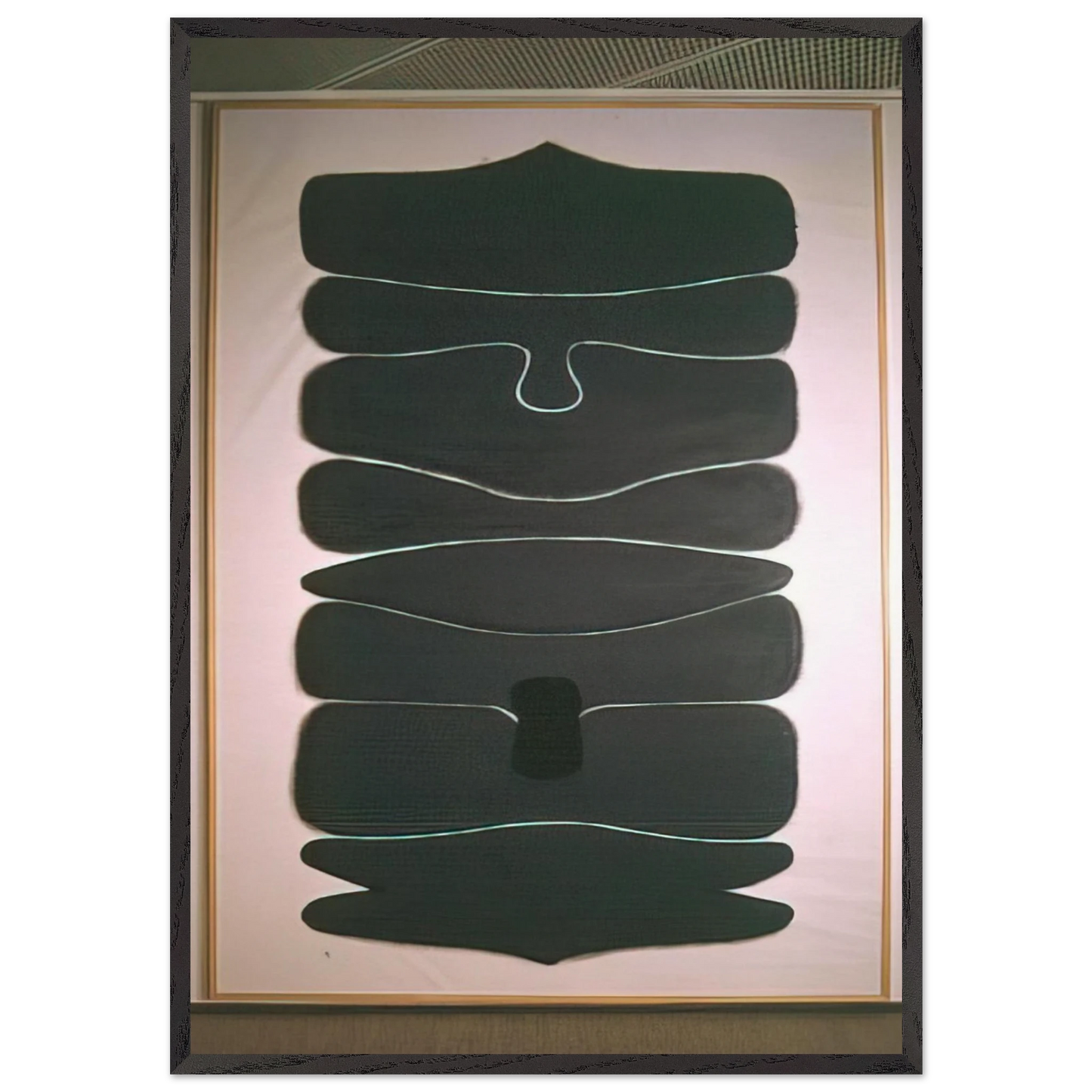 APPOLLO 1 ASCENDING DEVELOPMENT 1969 - Victor Pasmore 70x100 cm / 28x40 inches Framed Art Print – Black Wooden Frame