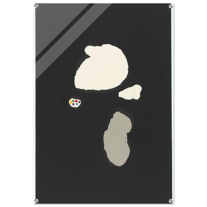 Untitled Graphic Composition - 1951 - Bruno Munari Acrylic Print - 70x100 cm / 28x40″ inches | Bruno Munari Wall Art | Bruno Munari Prints