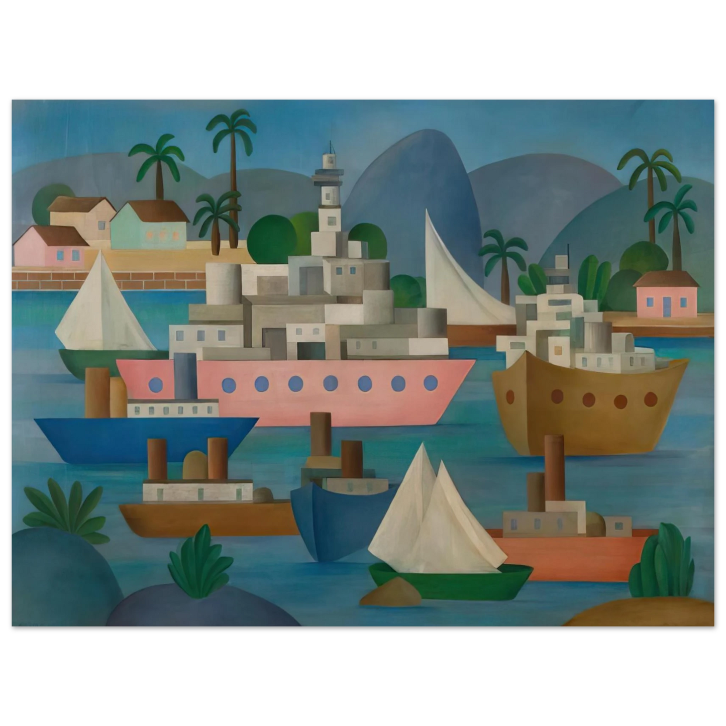 Tarsila do Amaral - Porto I Fine Art Poster - Default Title
