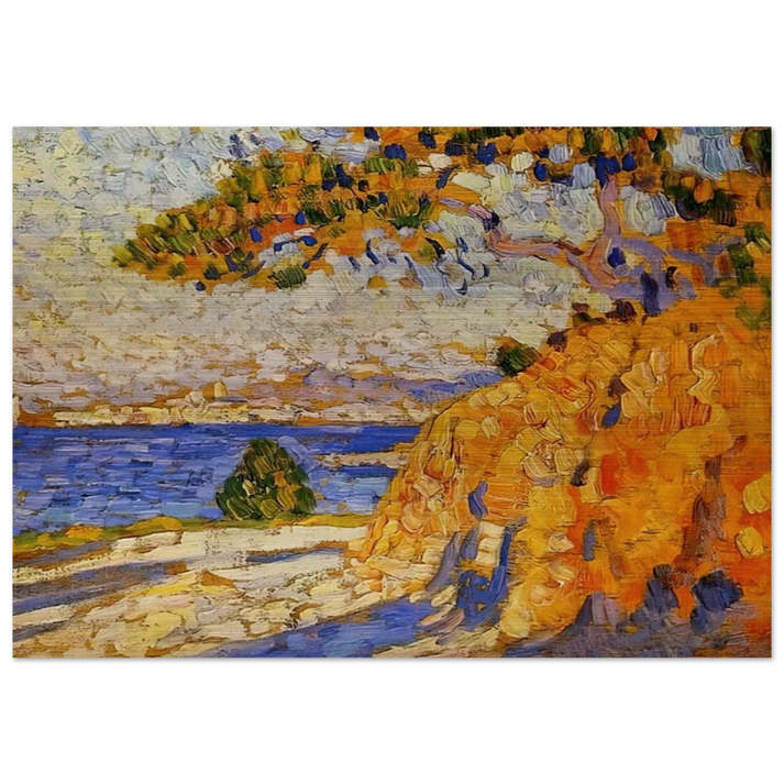 MIDI LANDSCAPE - Theo van Rysselberghe Brushed Aluminum Print - 70x100 cm / 28x40 inches | Theo van Rysselberghe Aluminum Print | Theo van Rysselberghe Prints