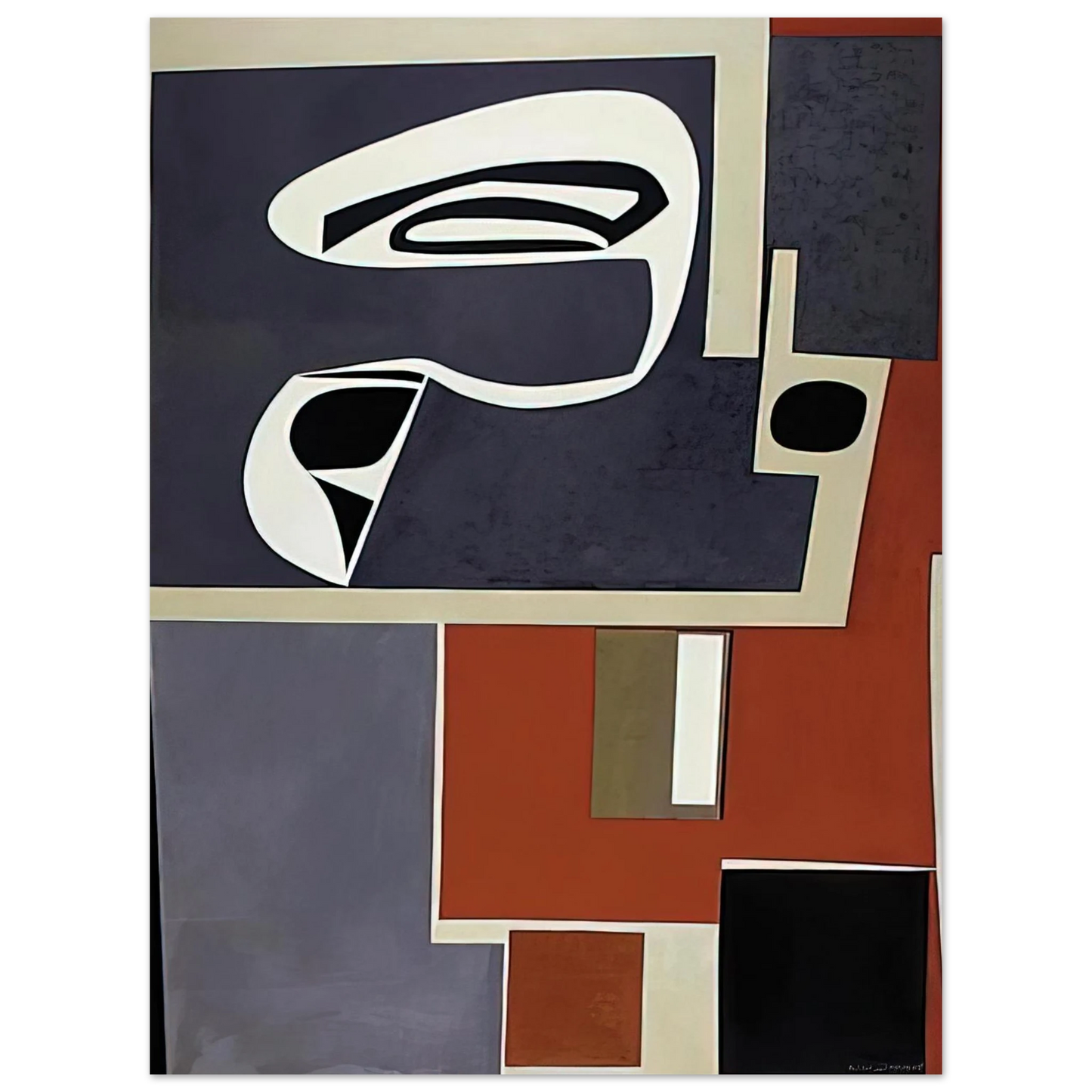 Will Barnet - Whiplash - 1959 United States Fine Art Poster - Default Title