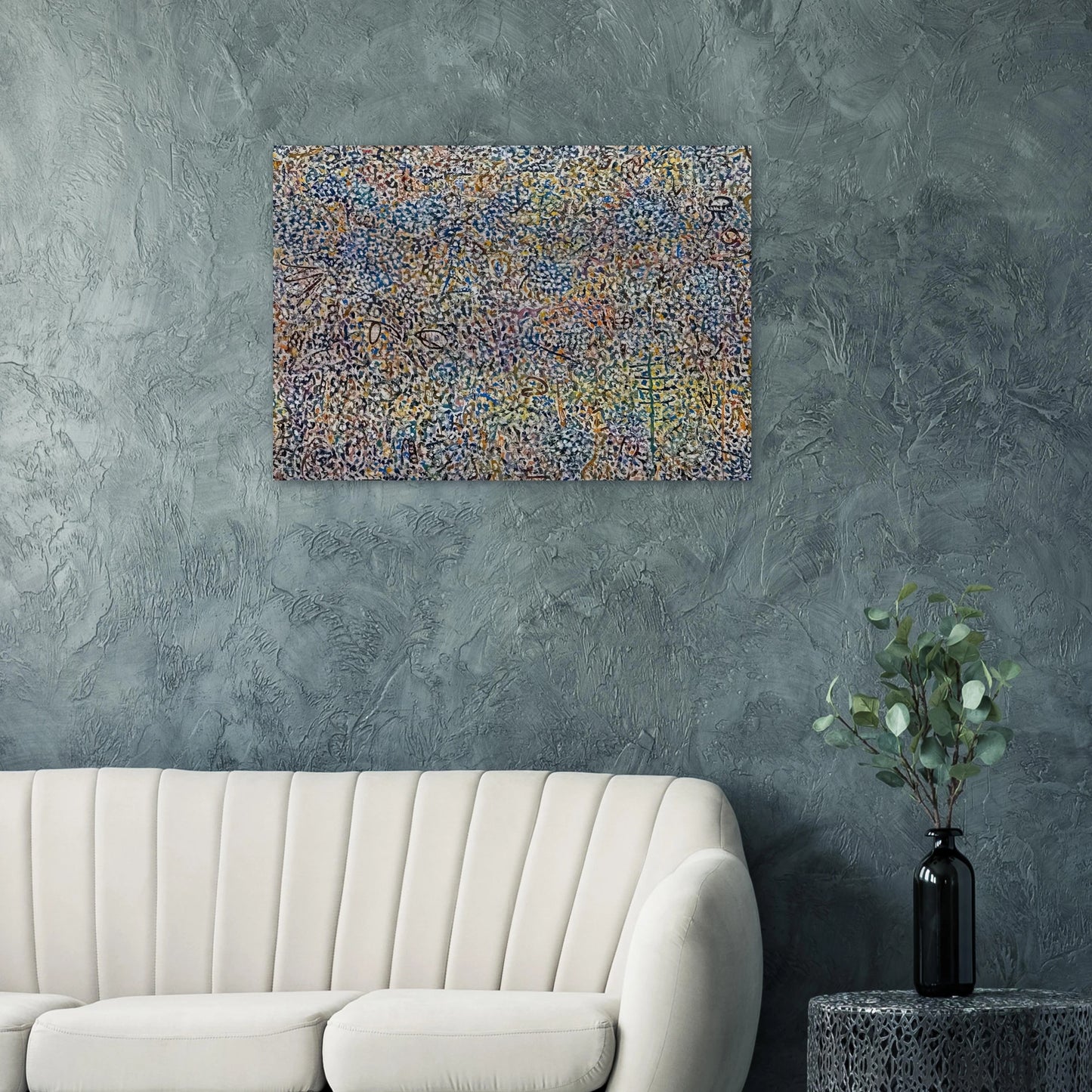 Presence Amaranth Garden - 1974 - Richard Pousette-Dart Brushed Aluminum Print - 70x100 cm / 28x40 inches | Richard Pousette-Dart Aluminum Print | Richard Pousette-Dart Prints