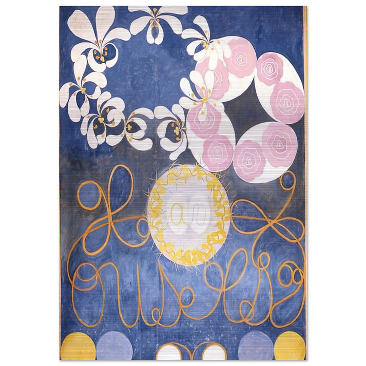 THE TEN LARGEST 1907 - Hilma af Klint Brushed Aluminum Print - 70x100 cm / 28x40 inches | Hilma af Klint Aluminum Print | Hilma af Klint Prints