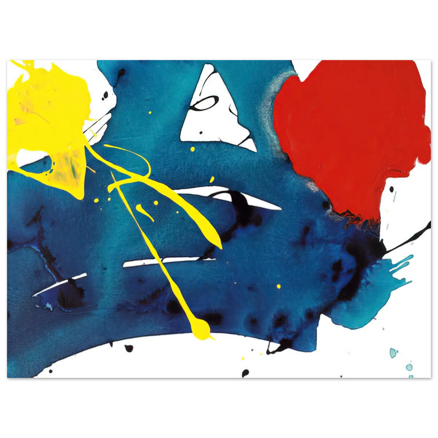 Sam Francis - Untitled SFP94-105 SFF1697 Fine Art Poster - Default Title