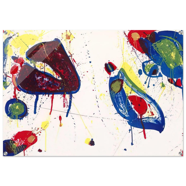 Heart Stone - Sam Francis Acrylic Print - 70x100 cm / 28x40″ inches