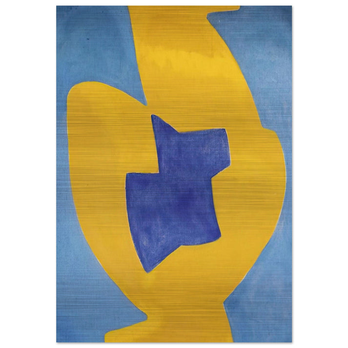 Composition abstraite - 1968 - Serge Poliakoff Brushed Aluminum Print - 70x100 cm / 28x40 inches | Serge Poliakoff Aluminum Print | Serge Poliakoff Prints