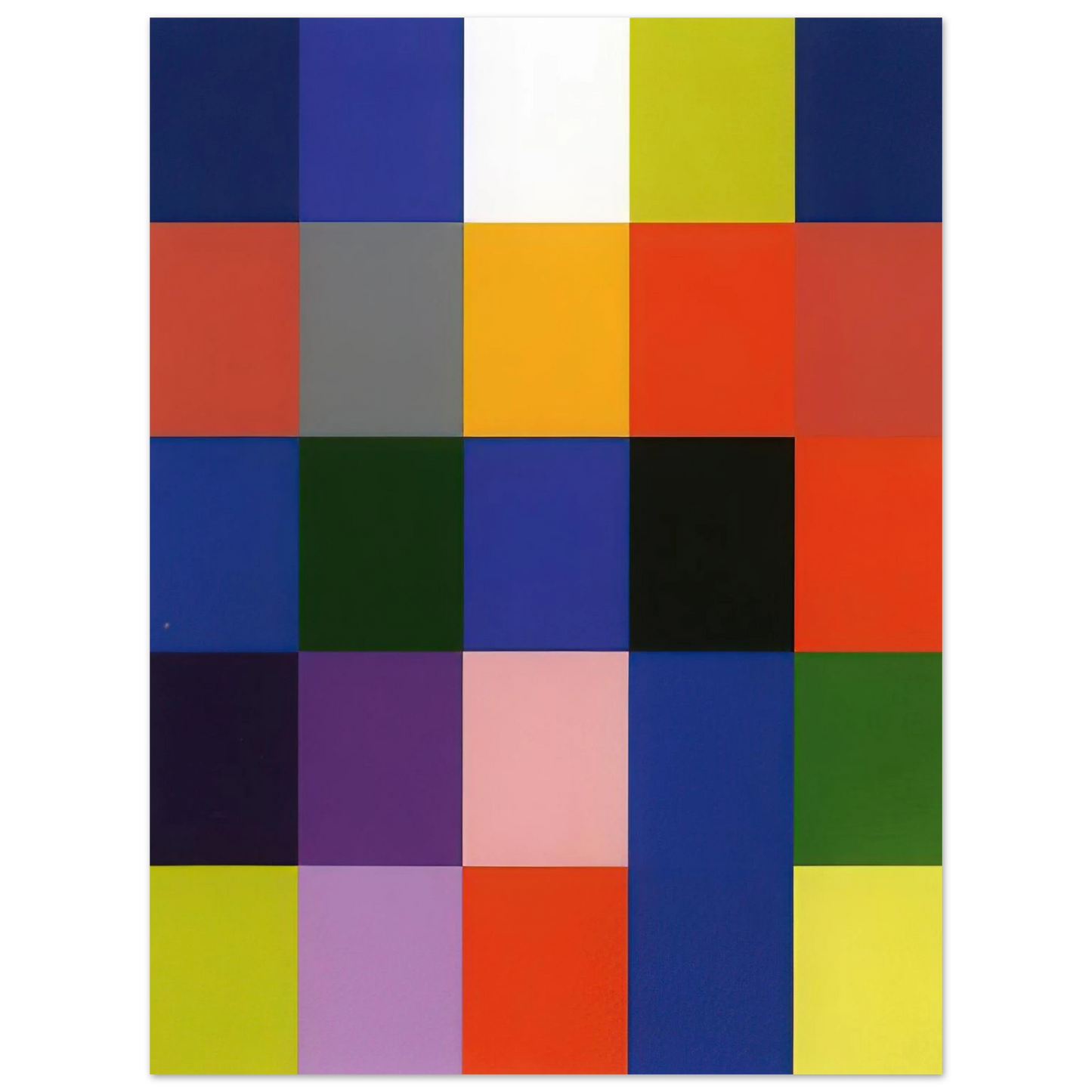 Gerhard Richter - 25 COLOURS 2007 Fine Art Poster - Default Title