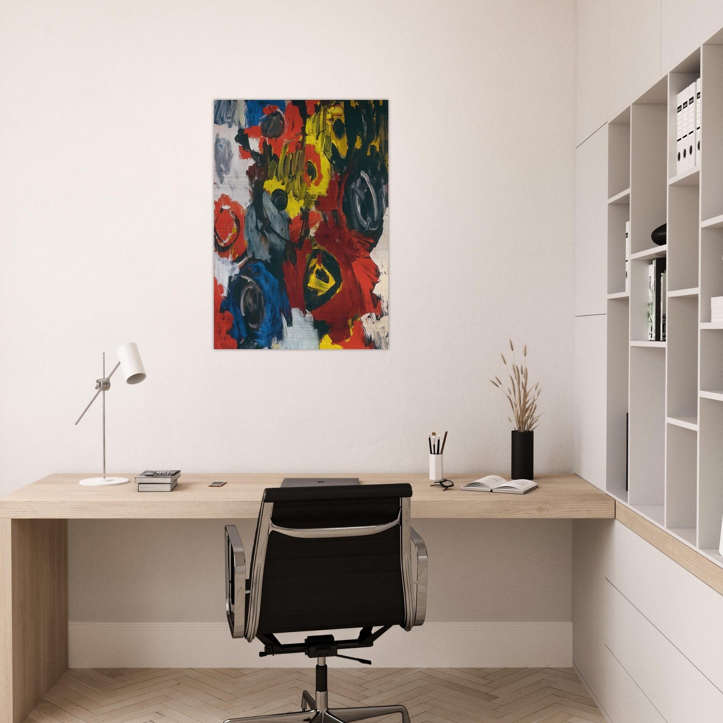 Furioso - 1963 - Ernst Wilhelm Nay Brushed Aluminum Print - 70x100 cm / 28x40 inches | Ernst Wilhelm Nay Aluminum Print | Ernst Wilhelm Nay Prints