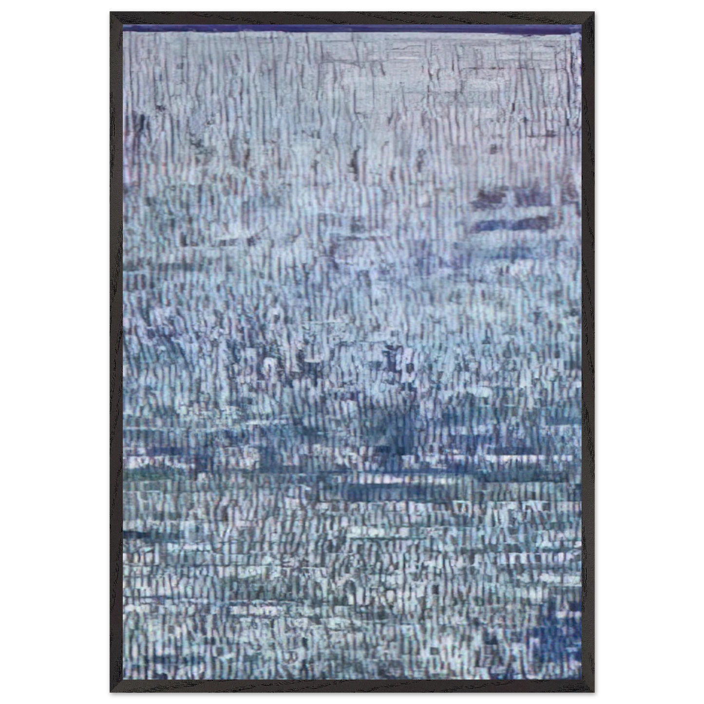 Liberte - Tachisme - Maria Helena Vieira da Silva Framed Art Print – Black Wooden Frame - Default Title - -Framed Art Print