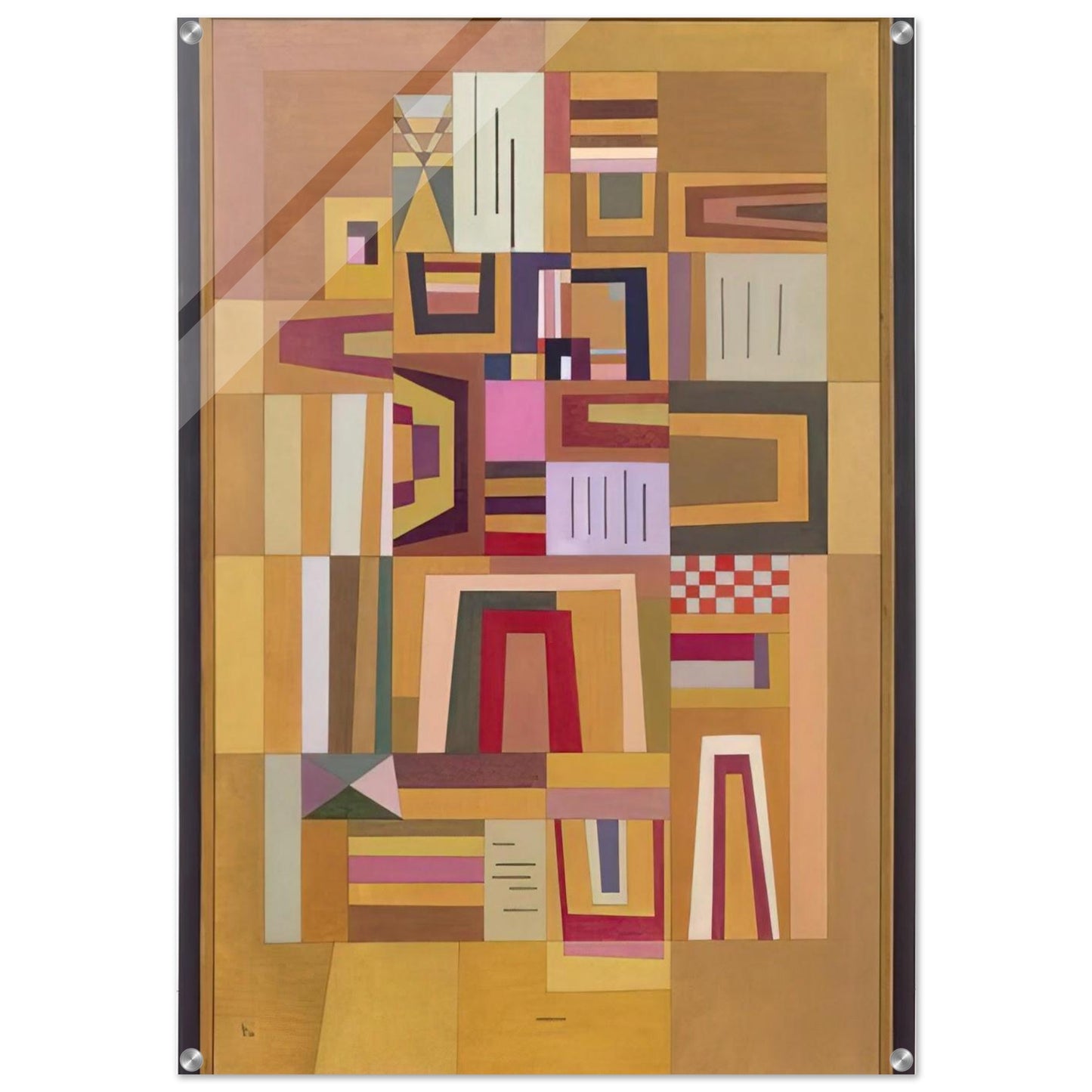 COMPENSATION ROSE 1933 - Wassily Kandinsky Acrylic Print - 70x100 cm / 28x40″ inches