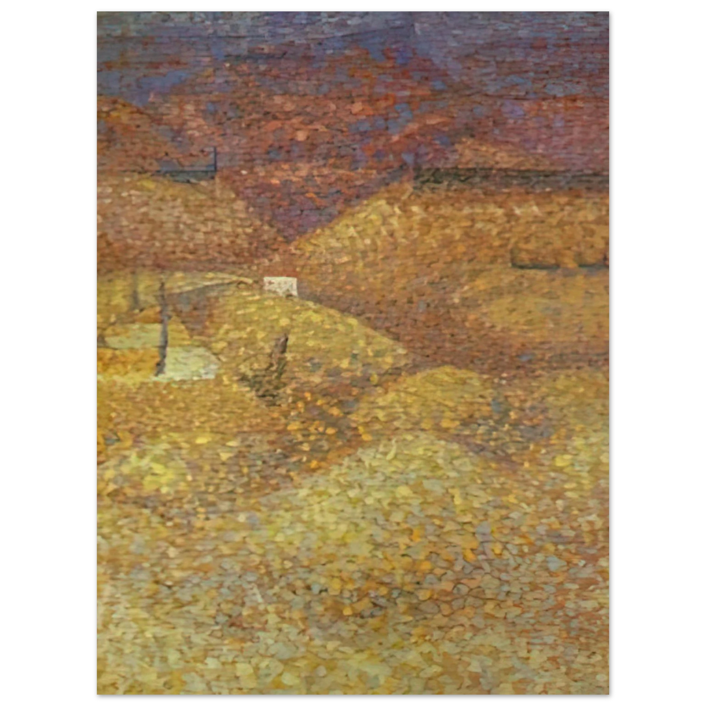 Bridget Riley - PINK LANDSCAPE 1960 Fine Art Poster - Default Title