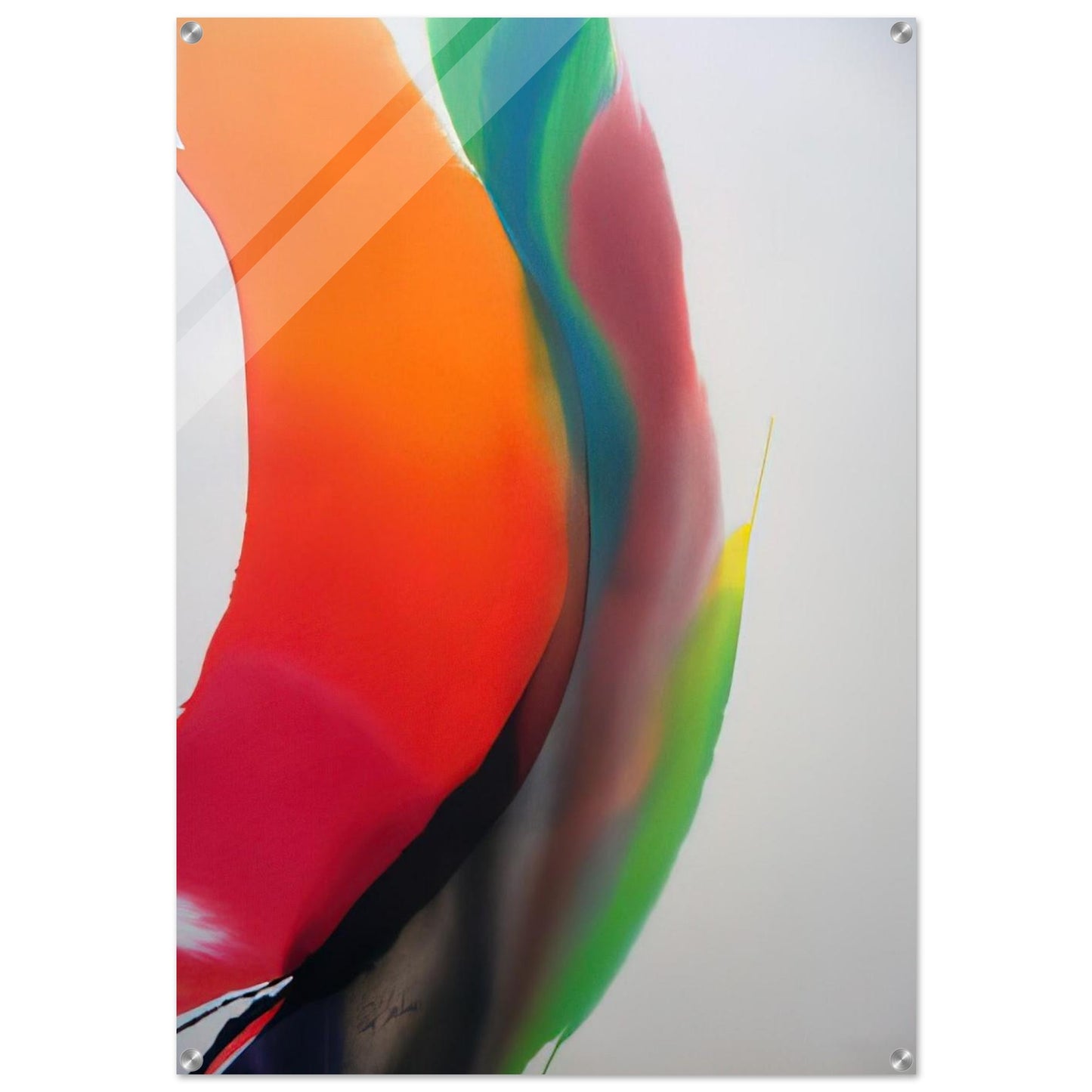 Phenomena Montezuma's Band - 1972 - Paul Jenkins Acrylic Print - 70x100 cm / 28x40″ inches | Paul Jenkins Wall Art | Paul Jenkins Prints