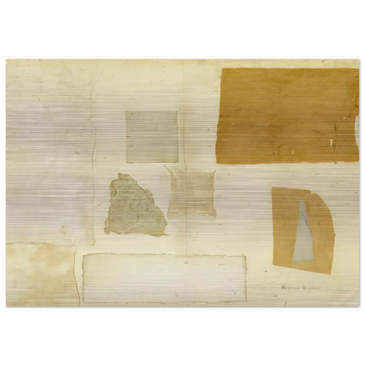 Gray Collage - 1953 - Anne Ryan Brushed Aluminum Print - 70x100 cm / 28x40 inches | Anne Ryan Aluminum Print | Anne Ryan Prints