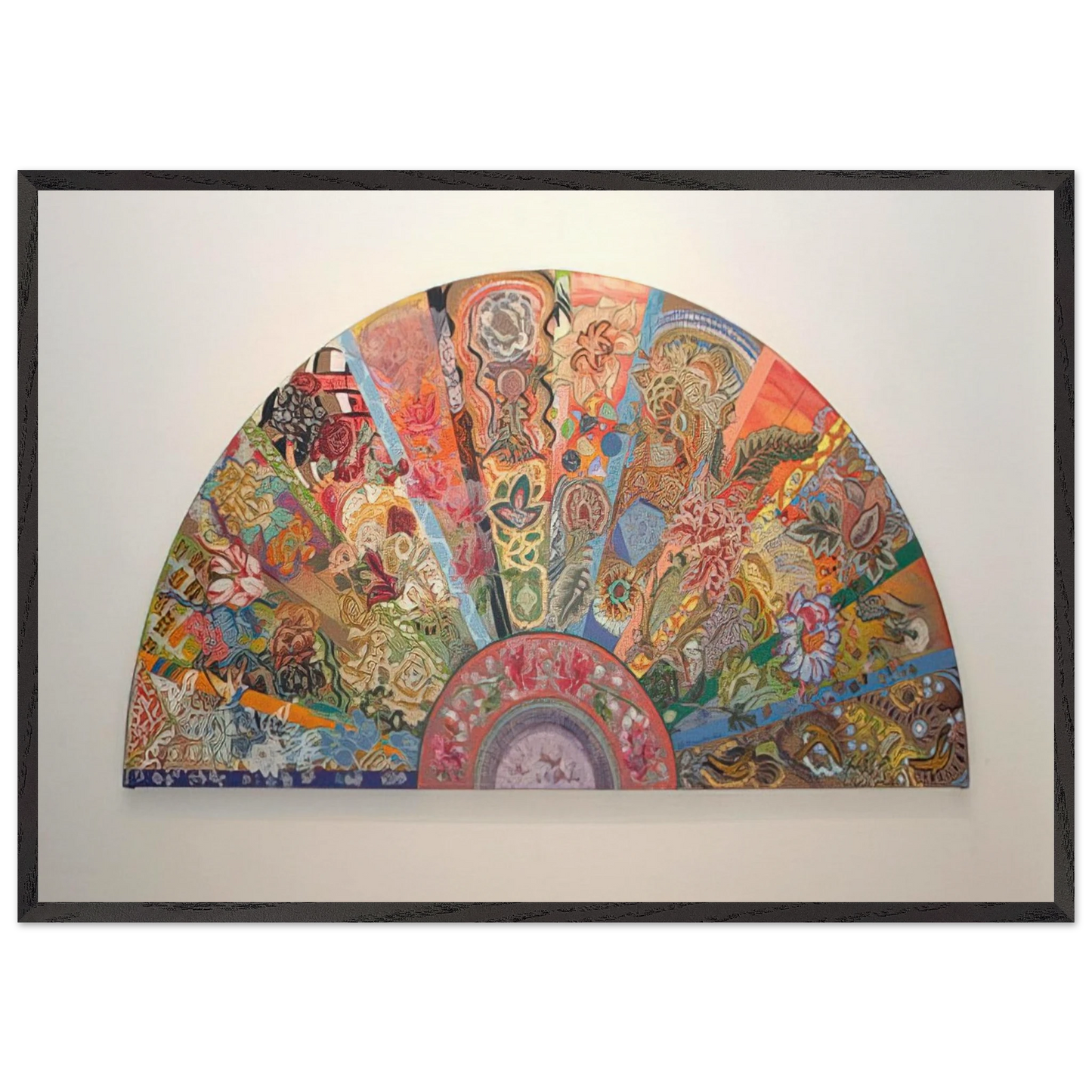 Pleasure Dome - 2003 - Miriam Schapiro Framed Art Print – Black Wooden Frame - Default Title - -Framed Art Print