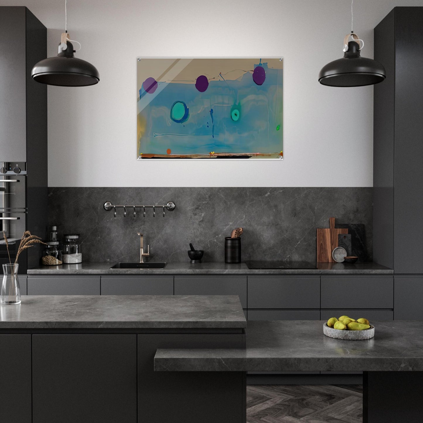 Water Shadows, 1988- - Helen Frankenthaler Acrylic Print - 70x100 cm / 28x40″ inches