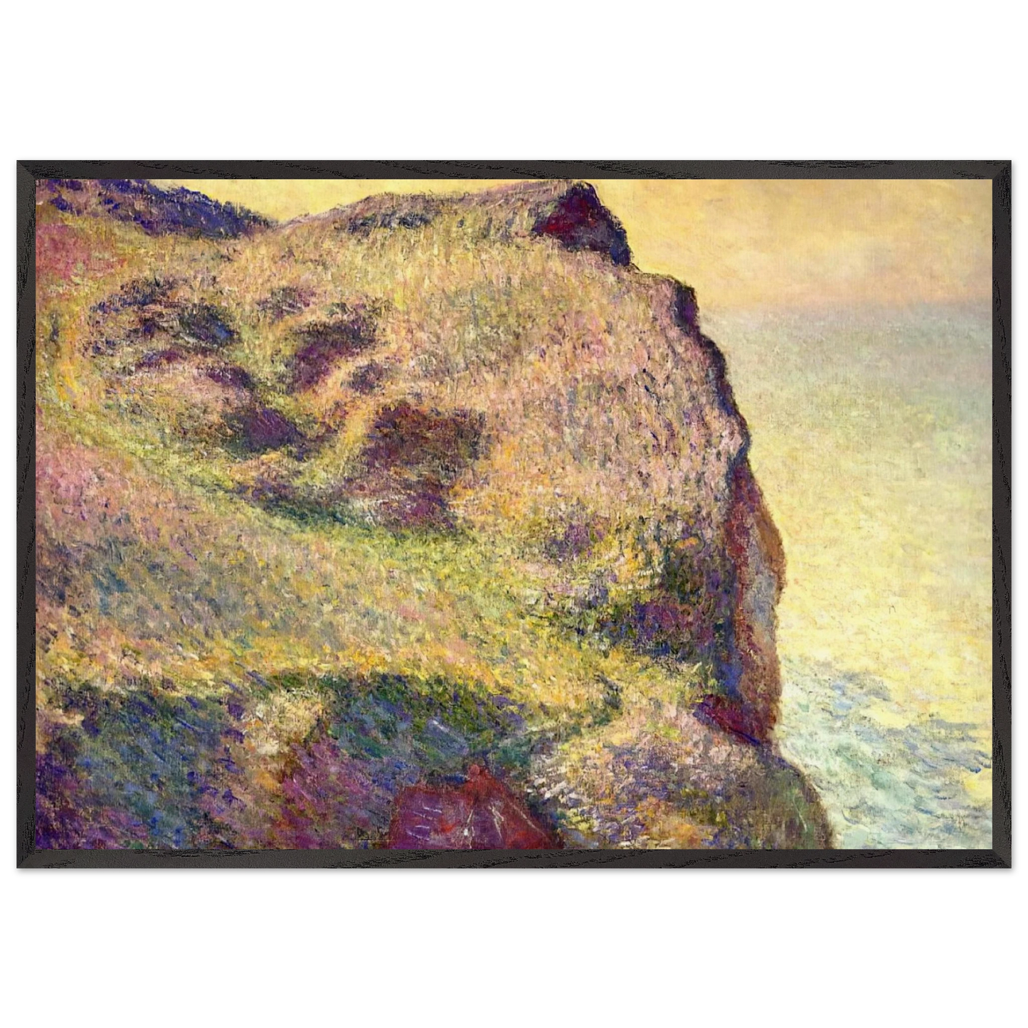 The Pointe du Petit Ailly - claude monet Framed Art Print – Black Wooden Frame - Default Title - -Framed Art Print