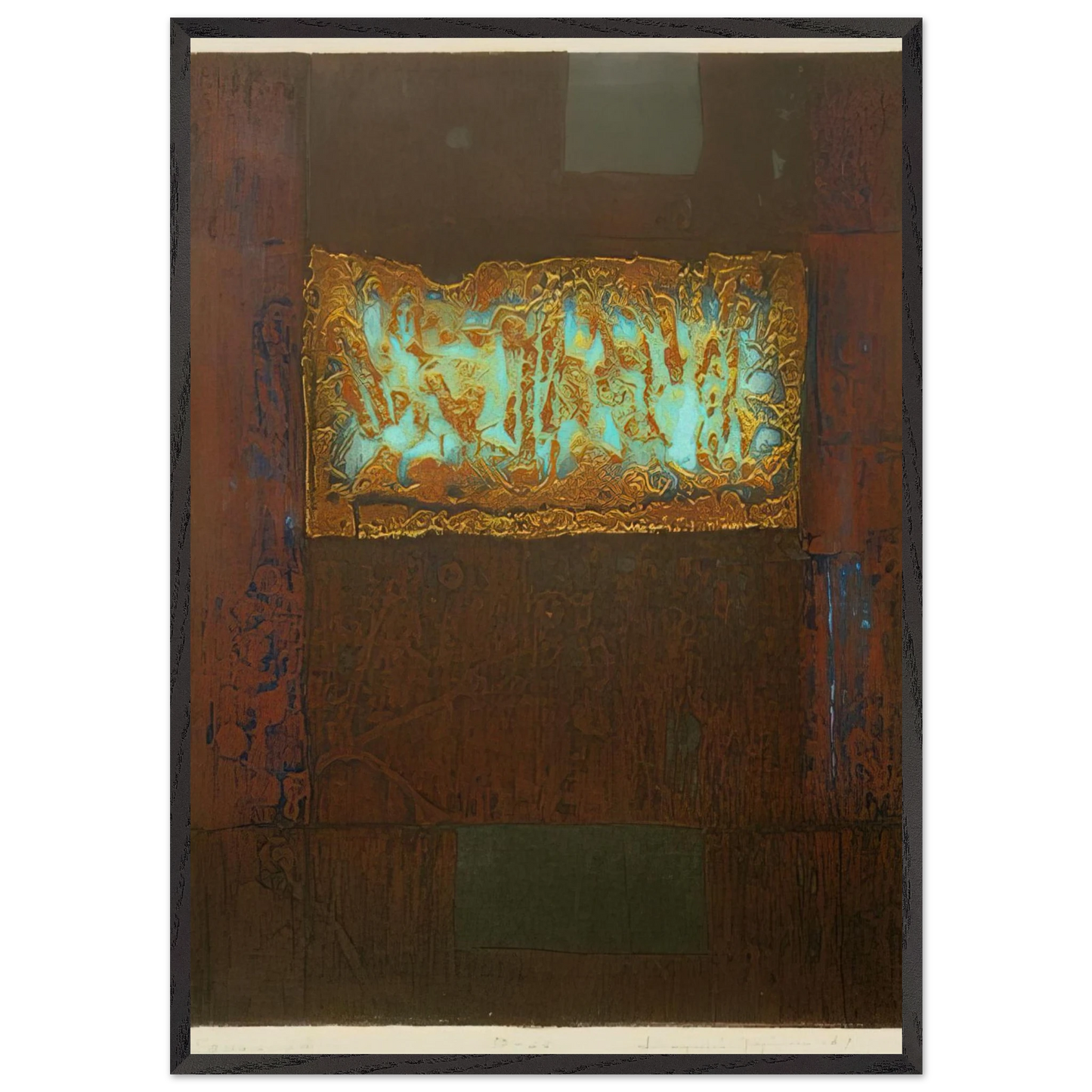 Square - 1969 - Hiroyuki Tajima Framed Art Print – Black Wooden Frame - Default Title - -Framed Art Print