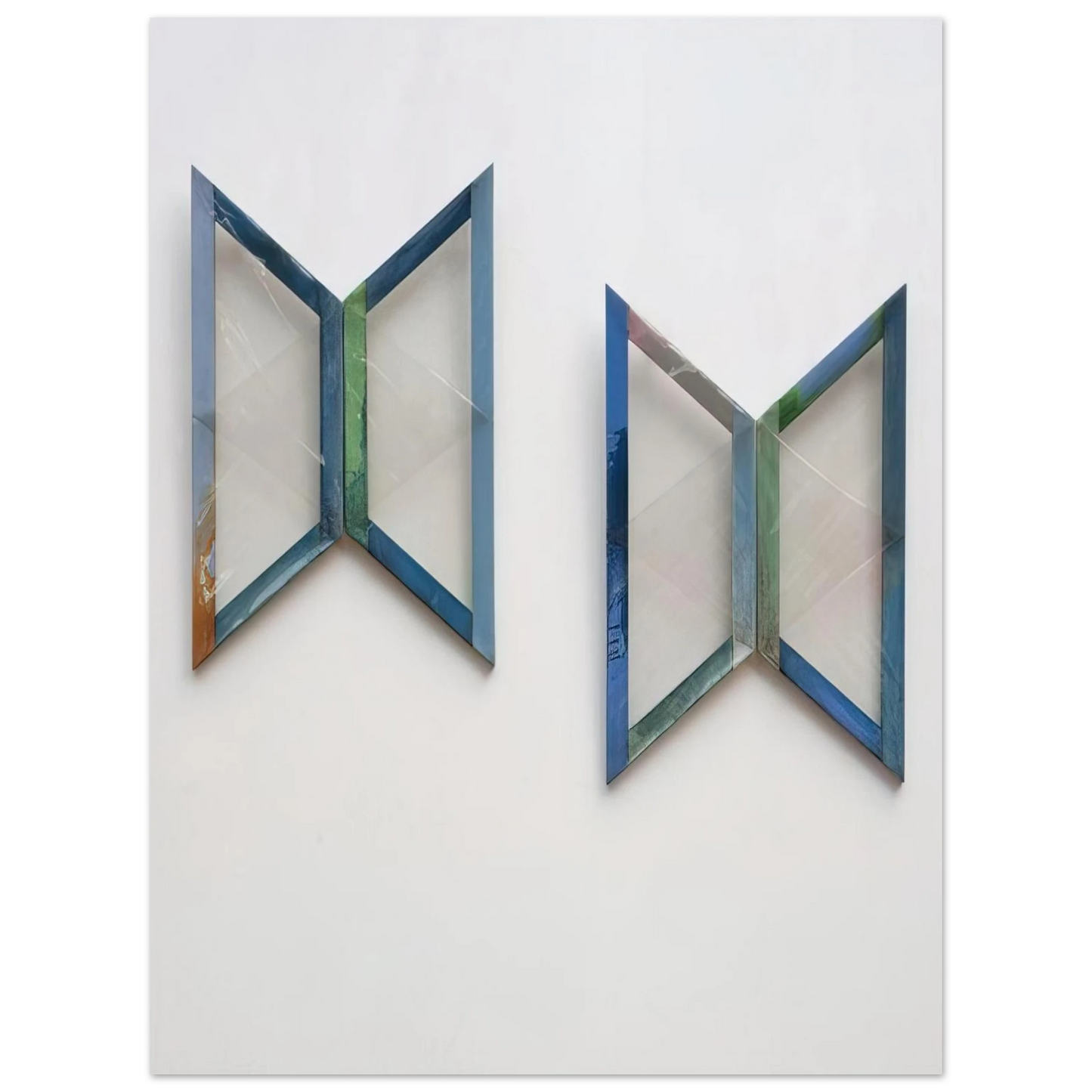 Carla Accardi - Quattro trapezi azzurri - 1978 Fine Art Poster - Default Title