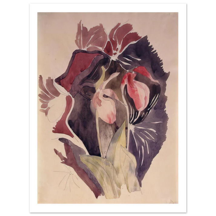 Charles Demuth - Wild Orchids - 1920 75x100 cm / 30x40inches Fine Art Poster